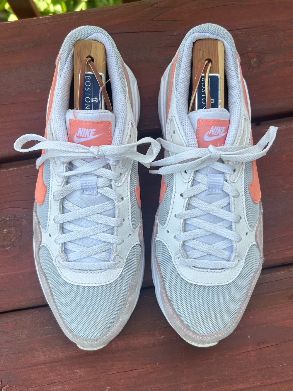 Nike Air Max SC Girl’s Shoe in White Crimson Bliss Size 5Y - Picture 3 of 12